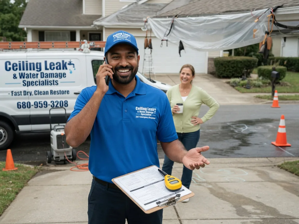 Ceiling Leak Cleanup Smyrna Mills, ME FAQs